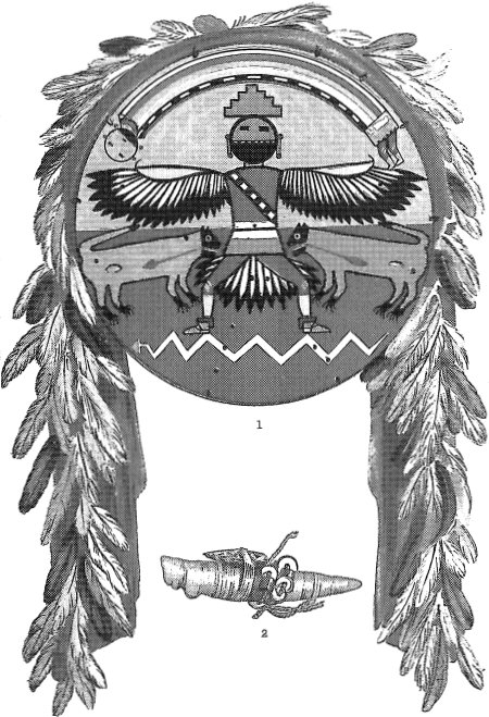 SHIELD AND FETICH OF THE PRIESTHOOD OF THE BOW.