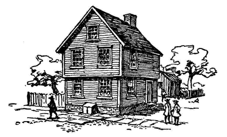 Birthplace of Franklin. Milk Street, Boston Birthplace of Franklin. Milk Street, Boston