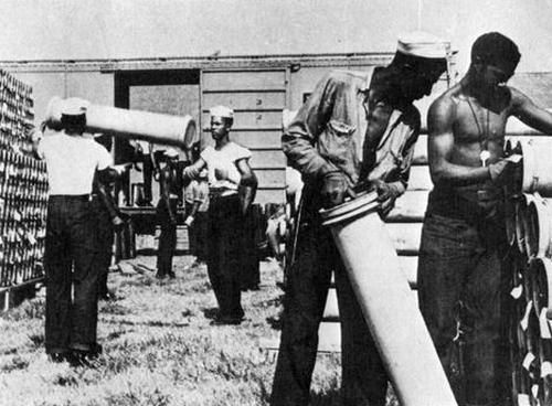 Laborers at Naval Ammunition Depot.