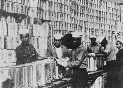 Sailors in the General Service Move Ammunition