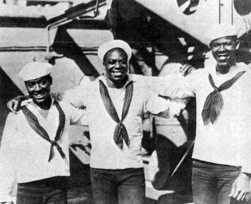 Mess Attendants, USS Bushnell, 1918