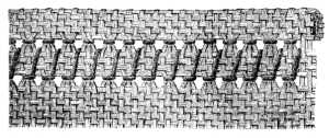 FIG. 67. DOUBLE-ROWED ORNAMENTAL SEAM. RIGHT SIDE.