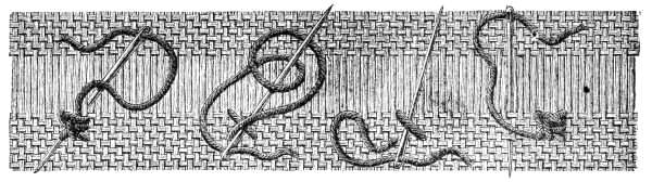 FIG. 90. EXPLANATION OF THE STITCH FOR FIG. 89.