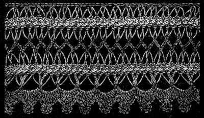 FIG. 452. HAIRPIN LACE.