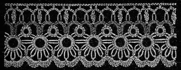 FIG. 509. EDGING OF TATTING AND CROCHET.
