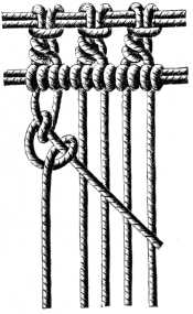 FIG. 539. BAR SLANTING TO THE RIGHT. THE KNOT OPEN.