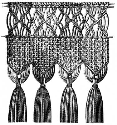 FIG. 569. FRINGE WITH FOUNDATION WORKED ON THE WRONG SIDE.