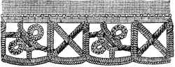 FIG. 818. LACE IN KNOTTED STITCH.
