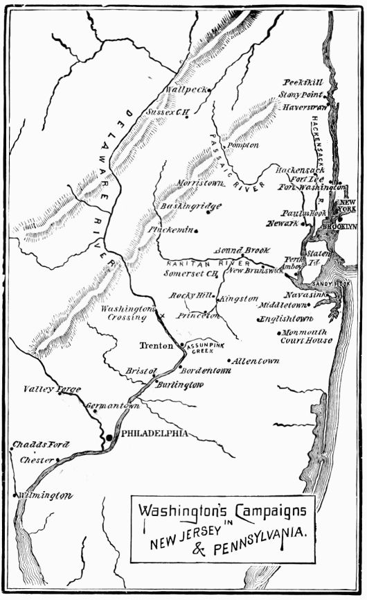 Washington's Campaigns in New Jersey and Pennsylvania.