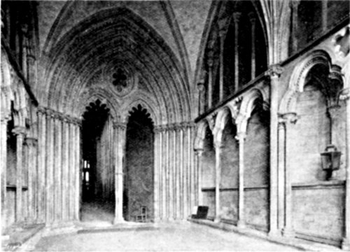 ENTRANCE TO THE CATHEDRAL FROM THE GALILEE.