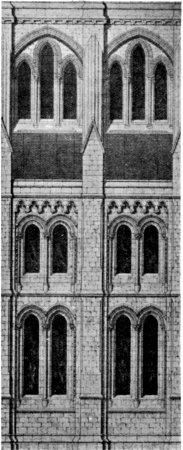 ELEVATION OF ORIGINAL BAYS OF BISHOP NORTHWOLD'S PRESBYTERY.