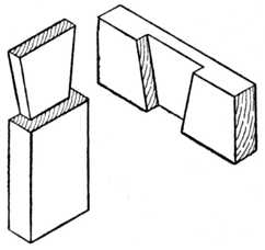 Fig. 33.—Dovetail Halving.