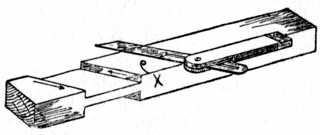 Fig. 91.—Bridle Joint at Angle other than Right Angle.