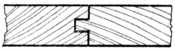 Fig. 93.—Tongued and Grooved Flooring Board.
