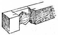 Fig. 185.—Mortise with     Side Removed.
