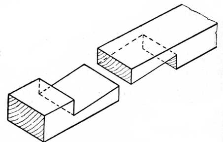 Fig. 212.—Dovetailed Scarf Joint.