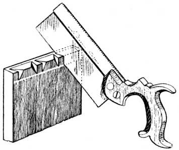 Fig. 274.——Removing the Waste Wood.