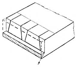 Fig. 286.—Housed and     Mitred Dovetail.