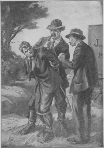 "Brave Man!" sneered the leader. "Get me a little rope an' I'll do him up scientific." Page 131