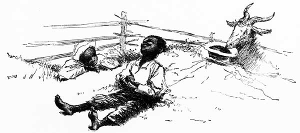 JERICHO BOB AND JULIUS CÆSAR FISH PLANNING THEIR THANKSGIVING DINNER.