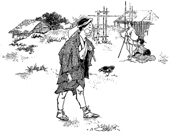 Le bûcheron avait à la joue droite une énorme loupe