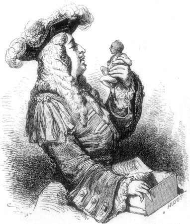 A GRAND MONARCH AND A LITTLE YELLOW IMP.