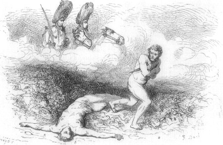 "JUSTICE AND VENGEANCE PURSUING CRIME"