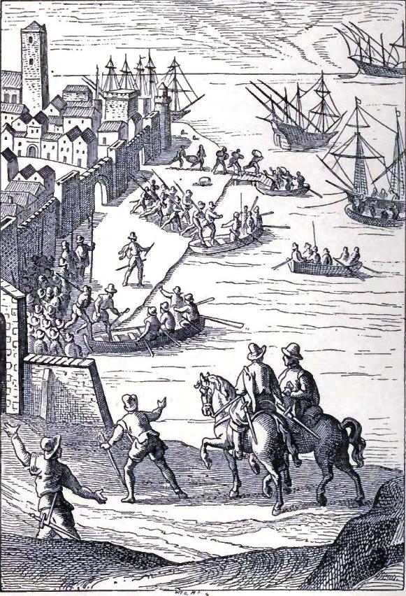 Embarkation of Christopher Columbus