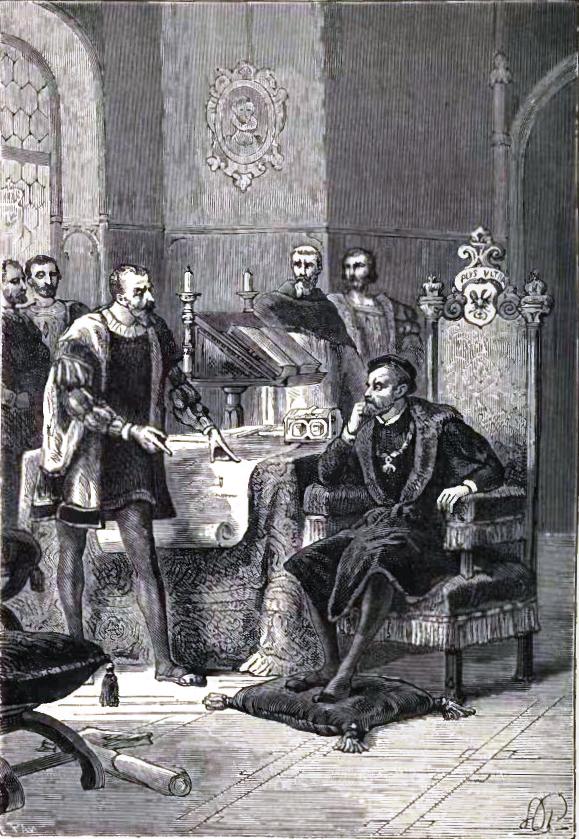 Pizarro received by Charles V