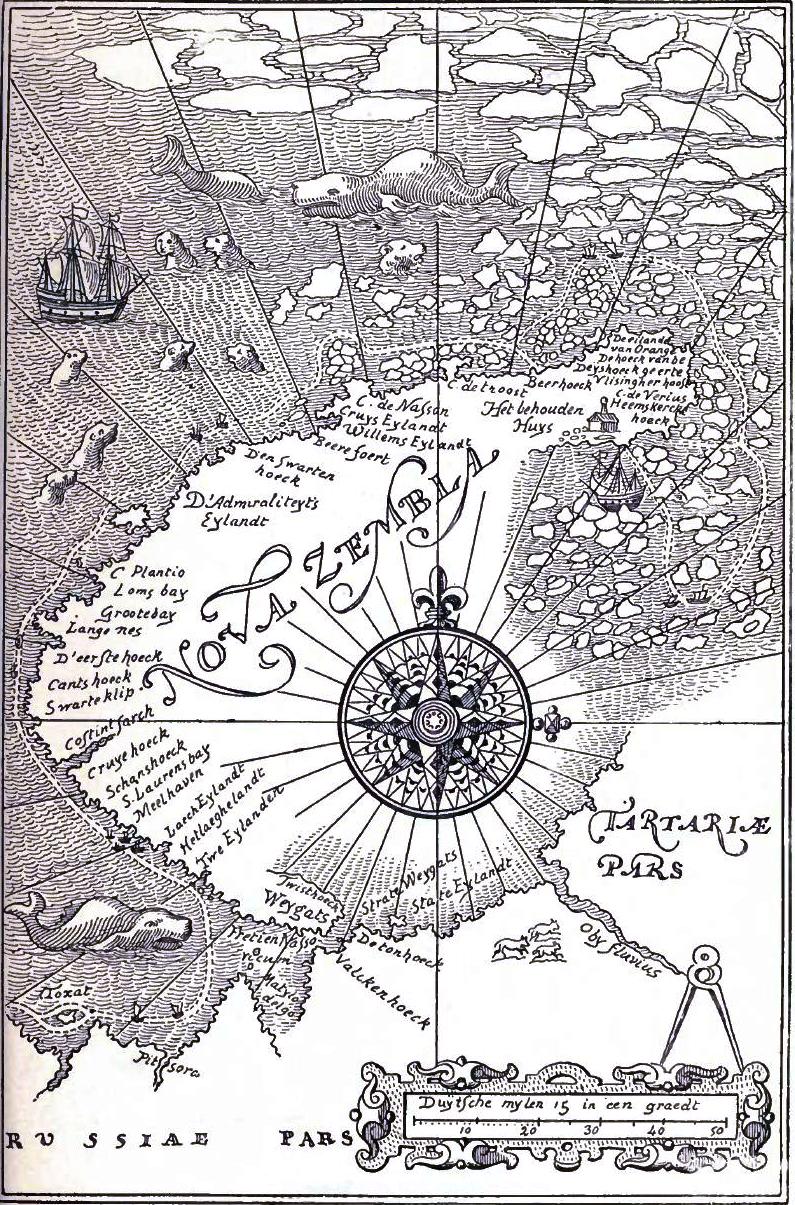 Map of Nova Zembla