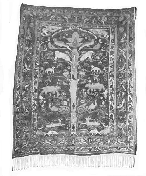 AN ANTIQUE TREE-OF-LIFE, KERMANSHAH (PERSIAN) RUG