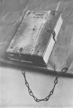 Fig. 96. Chained book at Ghent.