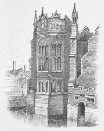 Fig. 109. West oriel of the Library at S. John's College, Cambridge.