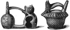 Two elaborate ceramic vessels