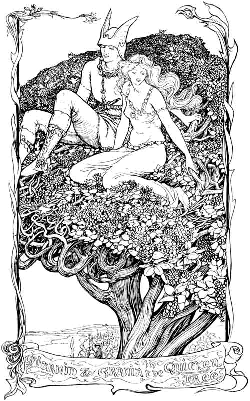 Diarmid & Grania in the Quicken Tree