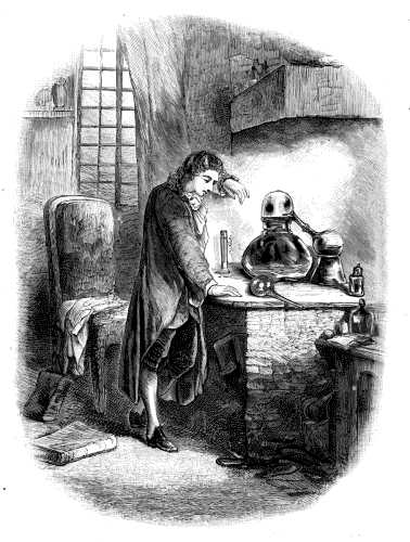 Buvat found himself in a sort of laboratory, situated on the ground-floor.