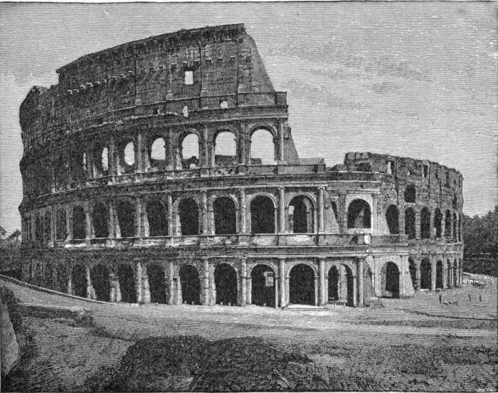 THE COLISEUM AT ROME.