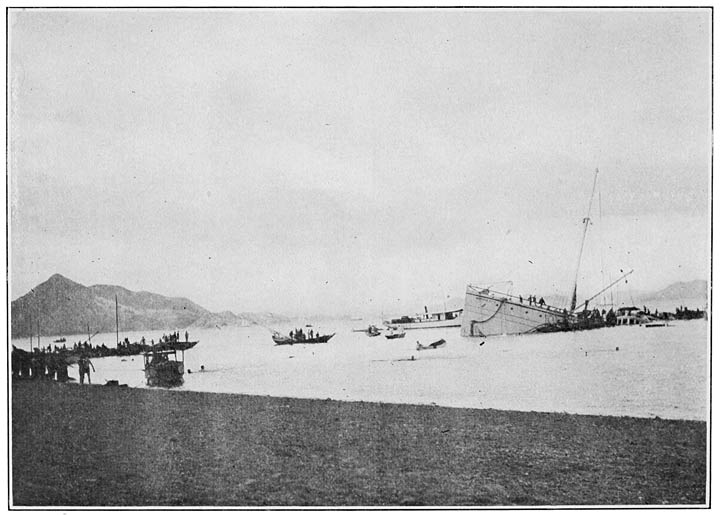 “Morgan City” as She was Sinking.