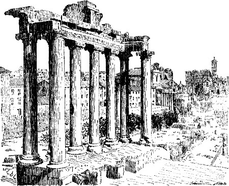 RUINS OF THE TEMPLE OF SATURN