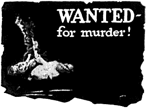 WANTED—for murder!