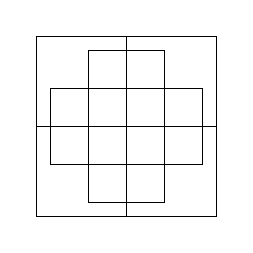 Empty quadriliteral diagram