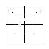 Diagram representing all x are m and y m exists