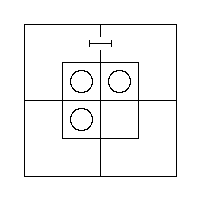 Diagram representing all x are m prime and y m does not exist