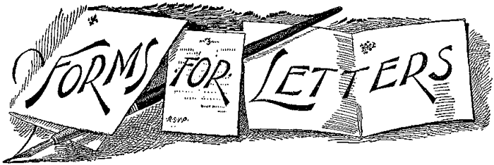 Forms for Letters