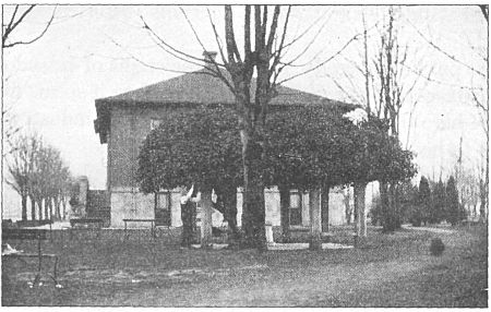 The site of the cabin home in Puyallup is now Pioneer Park, Ezra Meeker's gift to the city that he founded. In it still stands the ivy vine that for fifty years grew over the cabin.