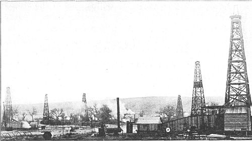 Wyoming oil wells.