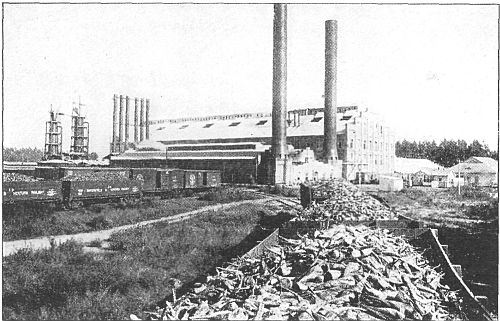 Sugar-beet factories were seen when we left behind us the open ranges of the Wyoming country and came into the sugar-beet section in Nebraska.