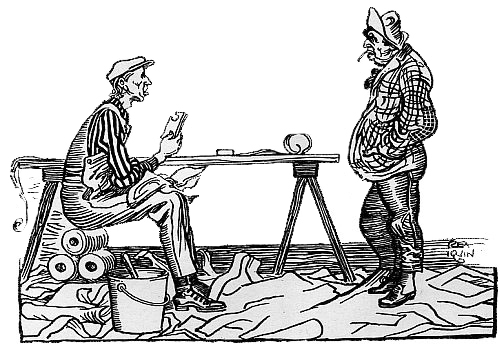 A MAN WHO LOOKED LIKE NAPOLEON BONAPARTE GONE TO SEED