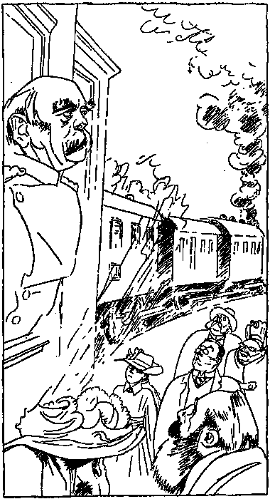 Bismarck auf der Durchreise in Prien Bismarck auf der Durchreise in Prien