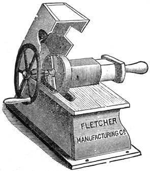 Fig. 13. Citron and Orange Peel Slicing Machine.